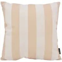 Gek op kussens! Sierkussen streep crème/beige | 45 x 45 cm | katoen/polyester