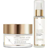 Erthskin London Hyaluron dagcrème + serum set 110 ml