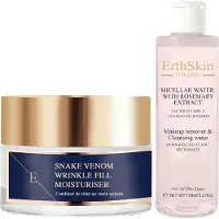 Erthskin London Micellair water met rozemarijnextract + rimpelvullende vochtinbrengende crème 50 ml