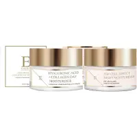 Erth Skin London Hyaluronzuur & Collageen Dagcrème + EGF Cell Effect Nachtcrème 1 St