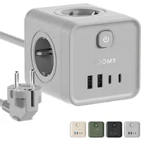 Voomy Power Cube S7 - 2 Meter - Grijs