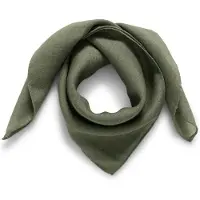 Matinique Sjaal 'Woolbal' kaki