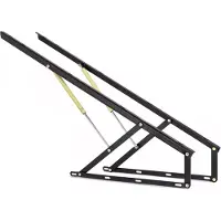 Happyment Bedlift Mechanisme - Gasveer - Pneumatische Opslag - Box Bed Sofa Opslag - 152CM - Black friday - Sinterklaas - Kerstcadeau