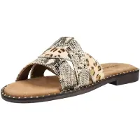 Lazamani Muiltjes beige / bruin / goud / zwart