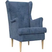vidaXL Fauteuil Blauw ARES