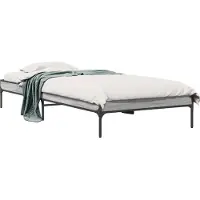 vidaXL Bedframe Grijs Sonoma 80 x 200 cm Bewerkt hout