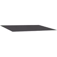 vidaXL Vervangingsdoek voor zonnescherm Antracietkleurig 350 x 250 cm