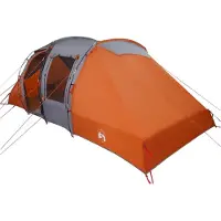 vidaXL Directe Tent Grijs en Oranje 524 x 232 x 192 cm