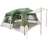 vidaXL Directe Tent Groen 8-persoons 185T Polyester met PU Coating