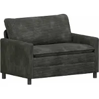vidaXL Bank Antracietkleurig 126 x 81 x 87,5 cm Polyester