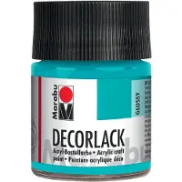 Marabu - peinture acrylique brillante decorlack bleu moyen flacon 50 ml 4007751097965 113005052