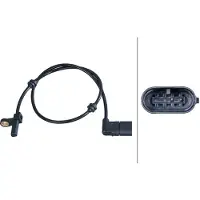 Hella 6PU 358 417-111 Wielsnelheidssensor (ABS)