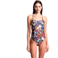 Emporio Armani Dames Badpak Piece blauw (L), Strandkleding, Polyamide EW000797_AF20242
