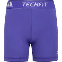 Adidas Sportbroek 'TECHFIT SHORT' lila / wit