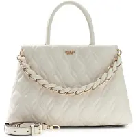GUESS Handtas 'Maxine Girlfriend Satchel' offwhite