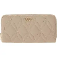 GUESS portemonnee Maxine SLG Zip Around Wallet Light Taupe