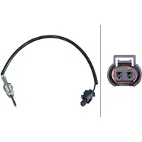 Hella 6PT 358 284-391 Sensor, uitlaatgastemperatuur