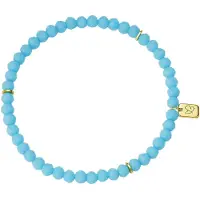 Glanzstücke Armband blauw / goudgeel
