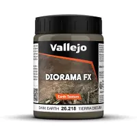 Vallejo Dark Earth Texture Paste - Diorama FX Acryltextuur - 200ml