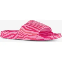 Scapino Dames badslippers met zebraprint roze rood maat 40