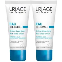 Uriage Thermaal Water Rijke Watercreme 2x40 ml Crème