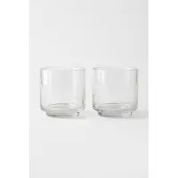 Vtwonen - Kandelaren - Glas - 10x10cm - Transparant - Set van 2