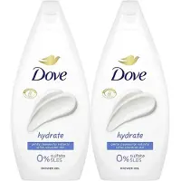Dove - Douchegel - Sulfaatvrij - Hydrate - Zachte Huid - Droge Huid Verzachten - Mild Reinigen - 2x 250 ml