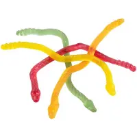 Stick 7-Jelly snakes - slangen snoep 1kg - HALAL - met rundergelatine