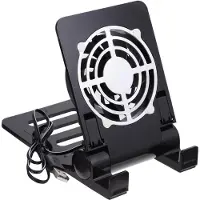 VHV - Telefoonkoeler - USB koelventilator voor smartphone - USB aansluiting - stille werking - opvouwbaar - voor smartphone gaming, video, kantoor en onderweg