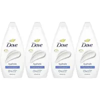 Dove - Douchegel - Sulfaatvrij - Hydrate - Zachte Huid - Droge Huid Verzachten - Mild Reinigen - 4x 250 ml