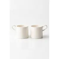 Vtwonen - Waxinelichthouders - Keramiek - 8.5x6x7cm - Set van 2