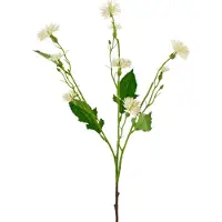 Easyplants | Kunstbloem Daisy Spray 54 cm witstraal | Zijde | Nepbloemen | wit | Onderhoudsvrij | Kant-en-klaar