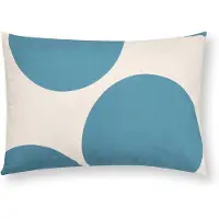 Vtwonen Sierkussen - Stippen - Kussen voor de Woonkamer - Lichtblauw - 50x70cm