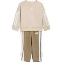 Adidas Trainingspak 'Essentials' crème / lichtbruin / wit