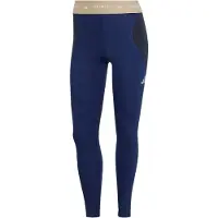 Adidas Sportbroek 'Techfit Workout Color Block 7/8' crème / marine / donkerblauw / wit