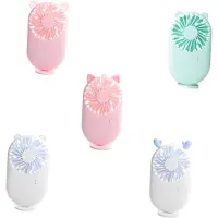 VHV - Handventilator - USB oplaadbare mini ventilator - USB oplaadbaar - stil - voor bureau, slaapkamer, camping, reis
