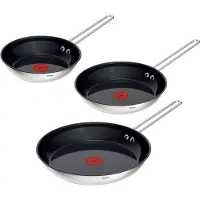Tefal Nordica Ceramic - Koekenpannenset - Ø20/Ø24/Ø28 cm - PFAS-vrij - Keramisch - Geschikt voor Inductie