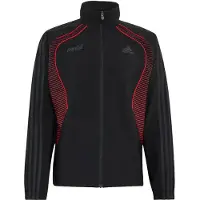 Adidas Tussenjas 'Coca Cola Teamgeist 26' donkergrijs / rood / zwart