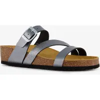 Hush puppies dames bio slippers grijs maat 36