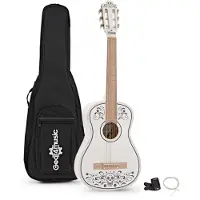 Gear4Music Day of the Dead Junior Classical Guitar Pack by