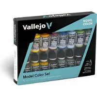Vallejo 70.146 acrielverf Blauw, Groen, Grijs, Oranje, Rood, Wit, Geel Fles 17 ml