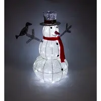 MonsterShop Kerstverkoop Sneeuwpop Licht Omhoog Xmas Decoratie Tuin LED Lichten Groot