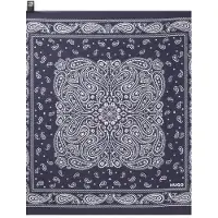 HUGO Bandana met paisleyprint, gemengd met zijde
