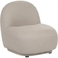Beliani LOVBERG - Fauteuil - Beige - Polyester