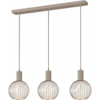 Segula Zand bruine hanglamp Madox 3-lichts
