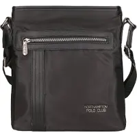 Northampton Polo Club Messenger Bag, herenmodel, nylon, blauw, met verstelbare schouderband