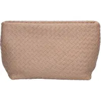 Gave Lux Gave Luxe Dames Schoudertas van Leer, Sauvage Design, Gevlochten Patroon, Afneembare Kettingband