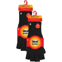 Heat Holder Mannen Vingerloze Handschoenen met Thermo Fleece Voering Materiaal
