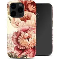 Selencia Vivid Backcover voor de Apple iPhone 15 Pro - Vintage Peony