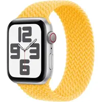 Apple Gevlochten solobandje voor de Watch | 38/40/41/42 mm - Maat 2 - Sunshine